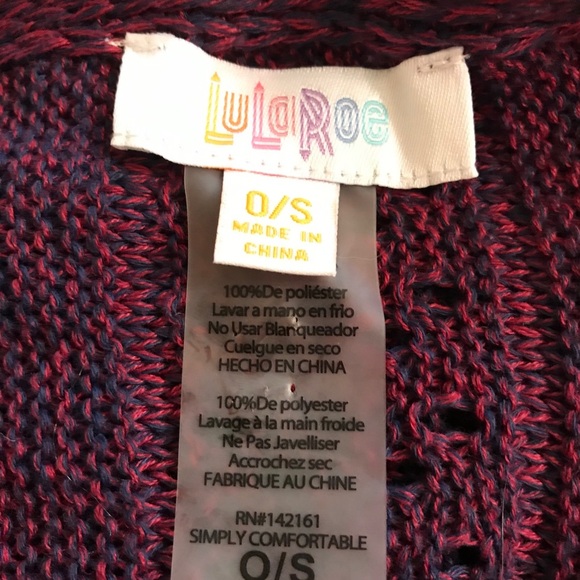 LulaRoe Mimi Poncho - Picture 5 of 5
